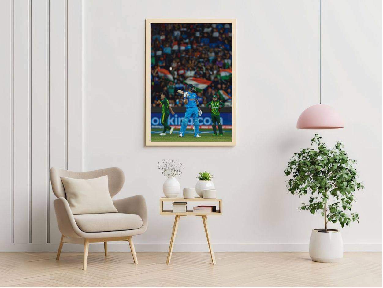 Virat Kohli Photo Frame, Poster Canvas  – Premium Cricket Memorabilia