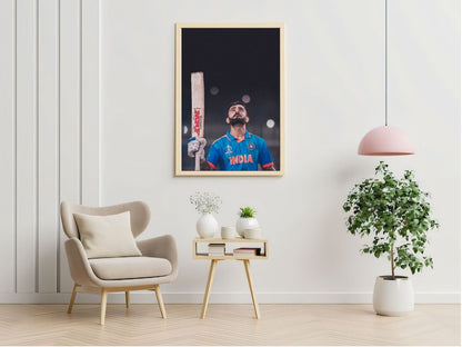 Virat Kohli Photo Frame, Poster Canvas  – Premium Cricket Memorabilia