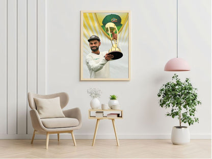 Virat Kohli Photo Frame, Poster Canvas  – Premium Cricket Memorabilia