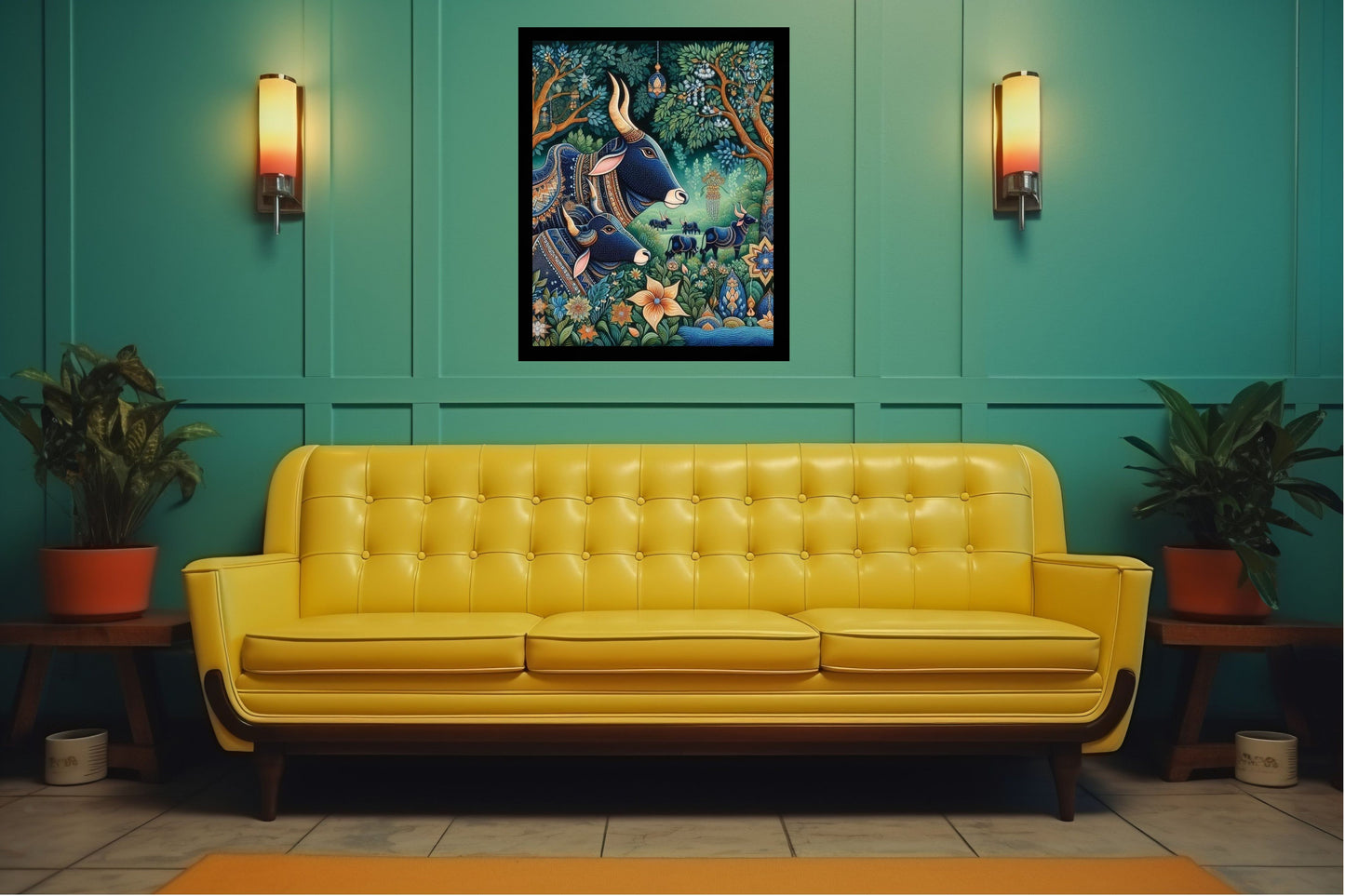 Elegant Canvas Wall Art for Living Room, Bedroom, Office - Modern Abstract Paintings - Framed Decorative Art