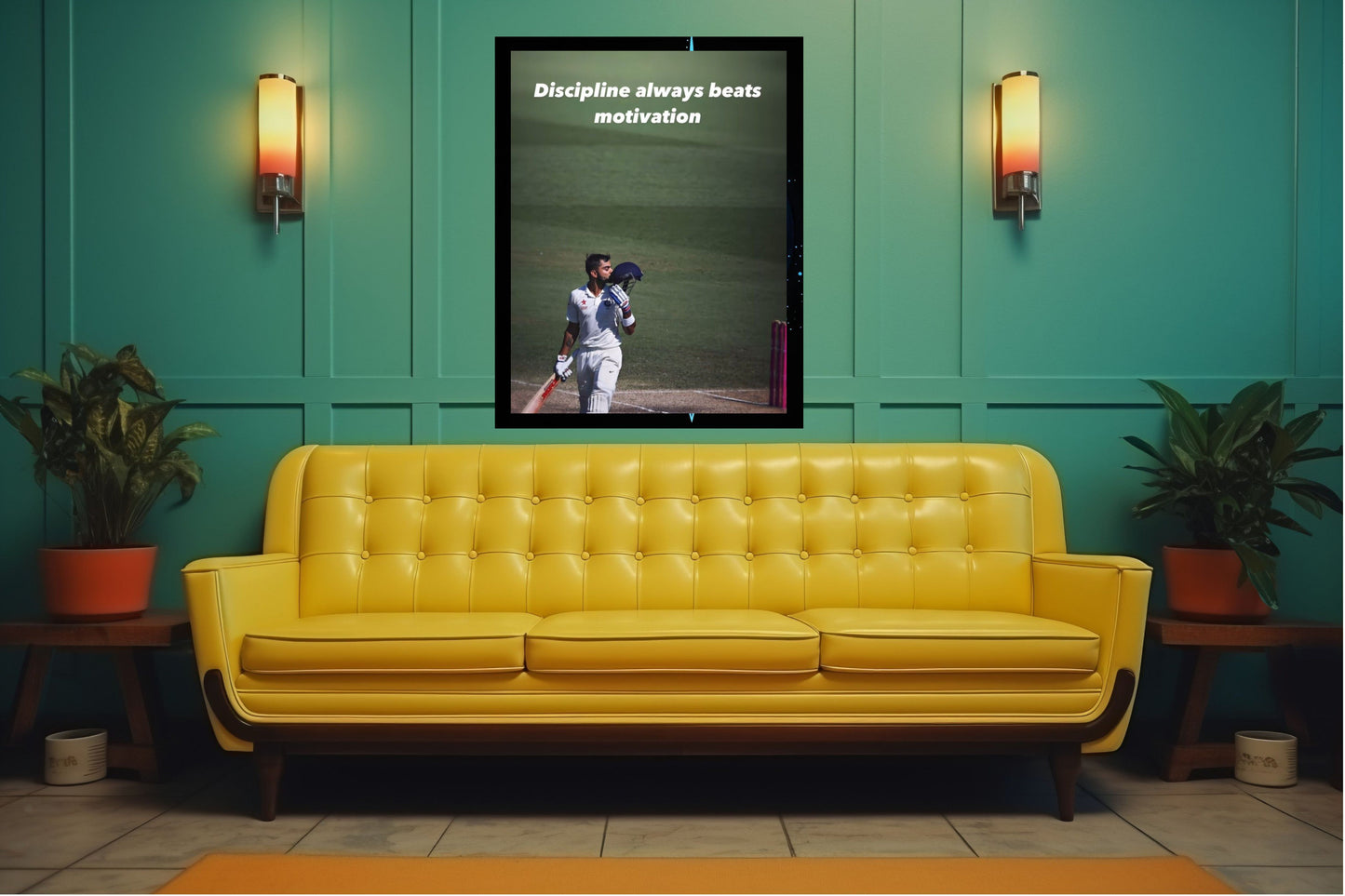 Virat Kohli Photo Frame, Poster Canvas  – Premium Cricket Memorabilia