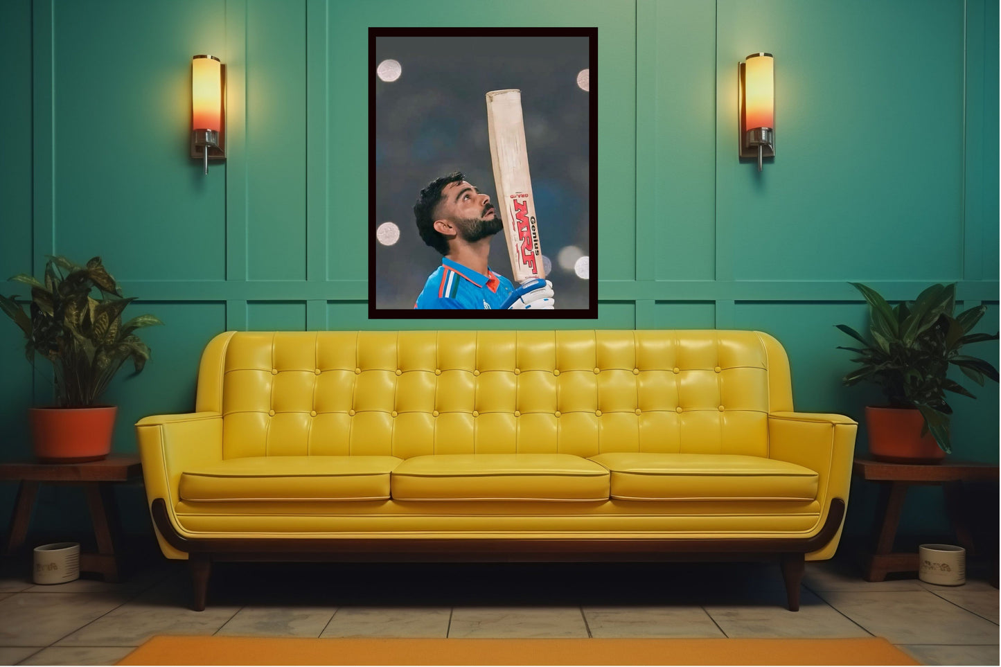Virat Kohli Photo Frame, Poster Canvas  – Premium Cricket Memorabilia
