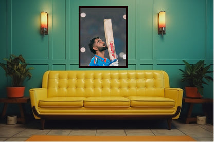 Virat Kohli Photo Frame, Poster Canvas  – Premium Cricket Memorabilia