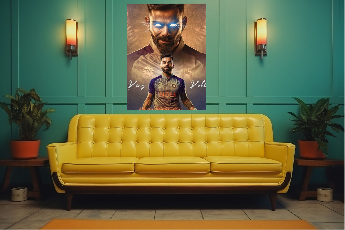 Virat Kohli Photo Frame, Poster Canvas  – Premium Cricket Memorabilia