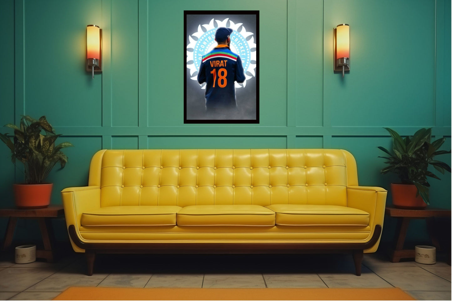 Virat Kohli Photo Frame, Poster Canvas  – Premium Cricket Memorabilia
