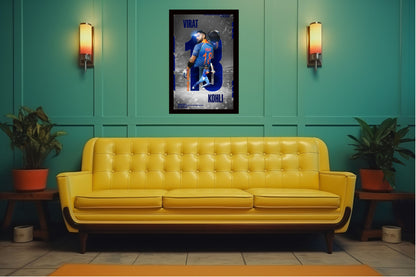 Virat Kohli Photo Frame, Poster Canvas  – Premium Cricket Memorabilia