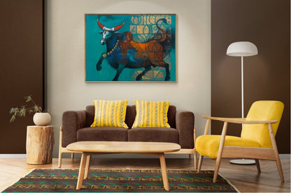 Elegant Canvas Wall Art for Living Room, Bedroom, Office - Modern Abstract Paintings - Framed Decorative Art