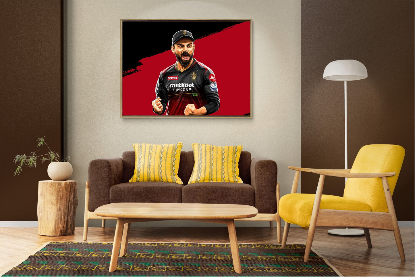 Virat Kohli Photo Frame, Poster Canvas  – Premium Cricket Memorabilia