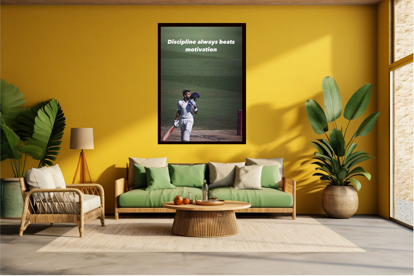 Virat Kohli Photo Frame, Poster Canvas  – Premium Cricket Memorabilia