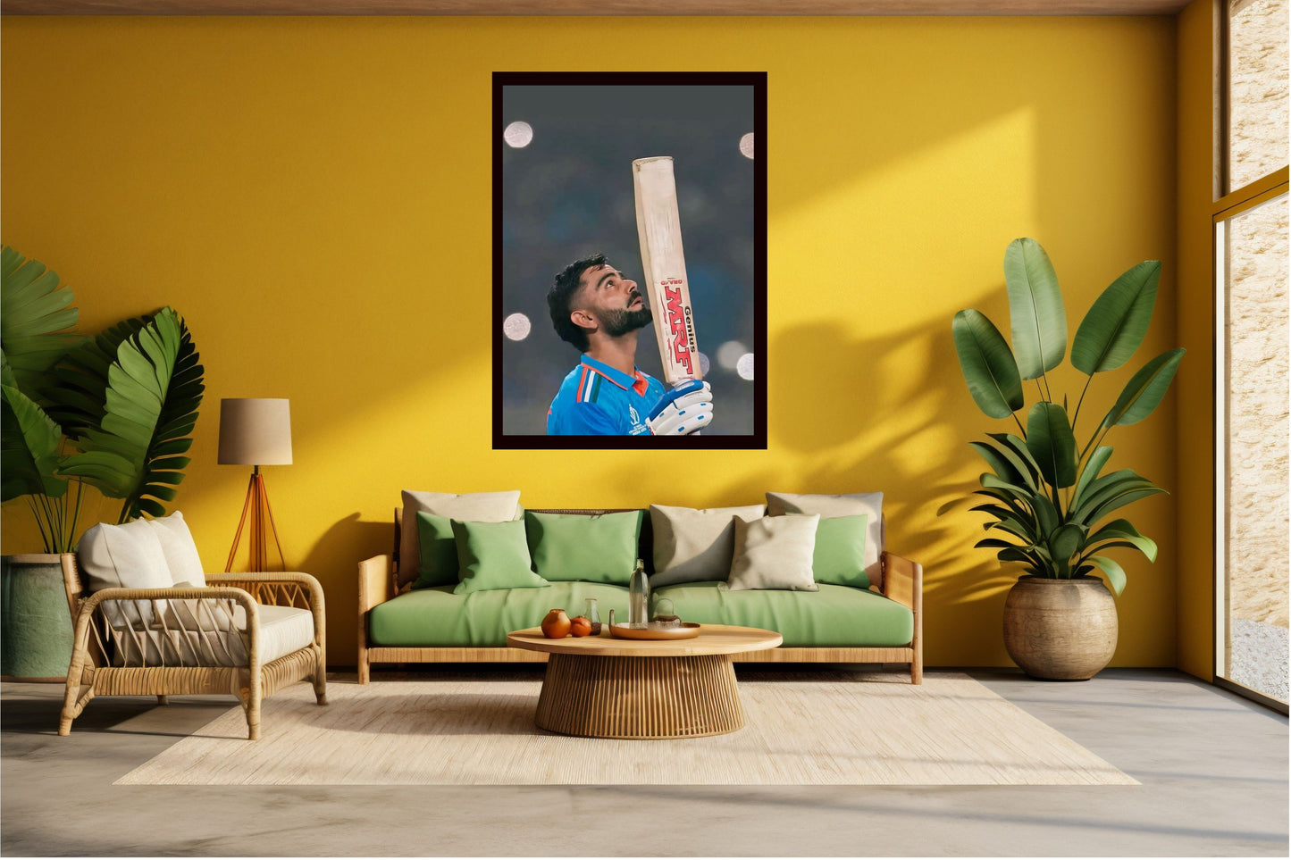Virat Kohli Photo Frame, Poster Canvas  – Premium Cricket Memorabilia