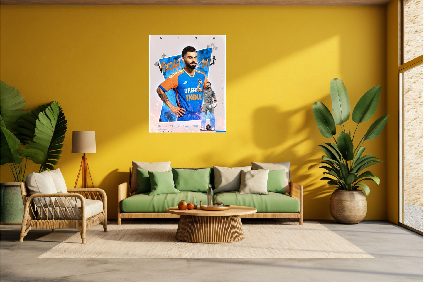 Virat Kohli Photo Frame, Poster Canvas  – Premium Cricket Memorabilia