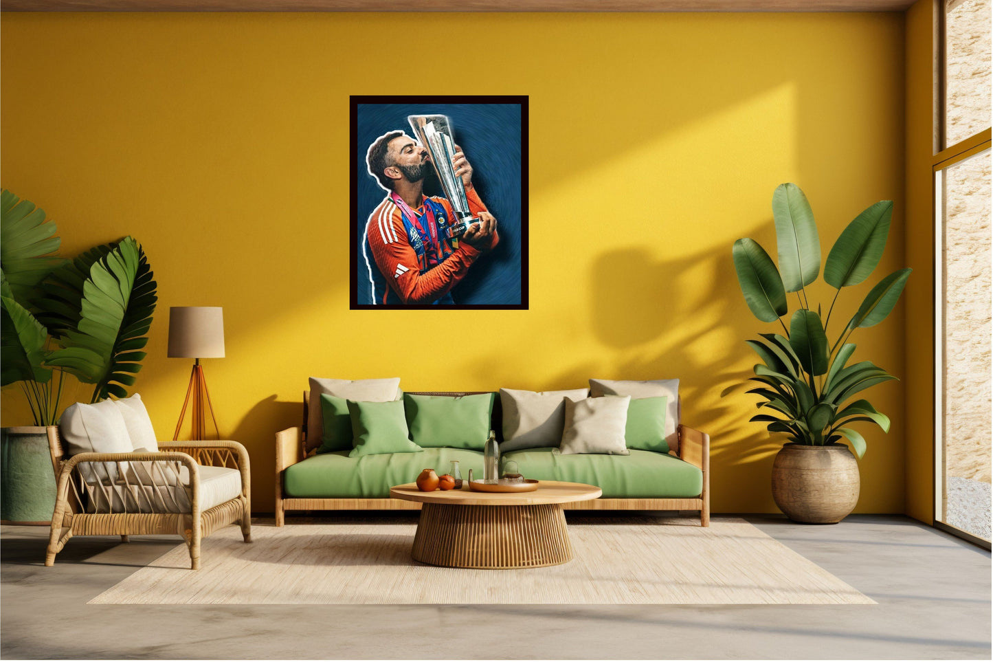 Virat Kohli Photo Frame, Poster Canvas  – Premium Cricket Memorabilia