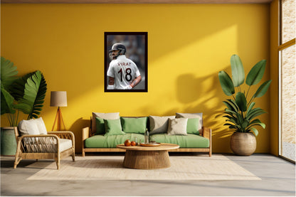Virat Kohli Photo Frame, Poster Canvas  – Premium Cricket Memorabilia