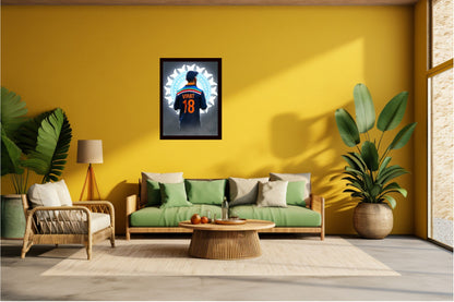 Virat Kohli Photo Frame, Poster Canvas  – Premium Cricket Memorabilia