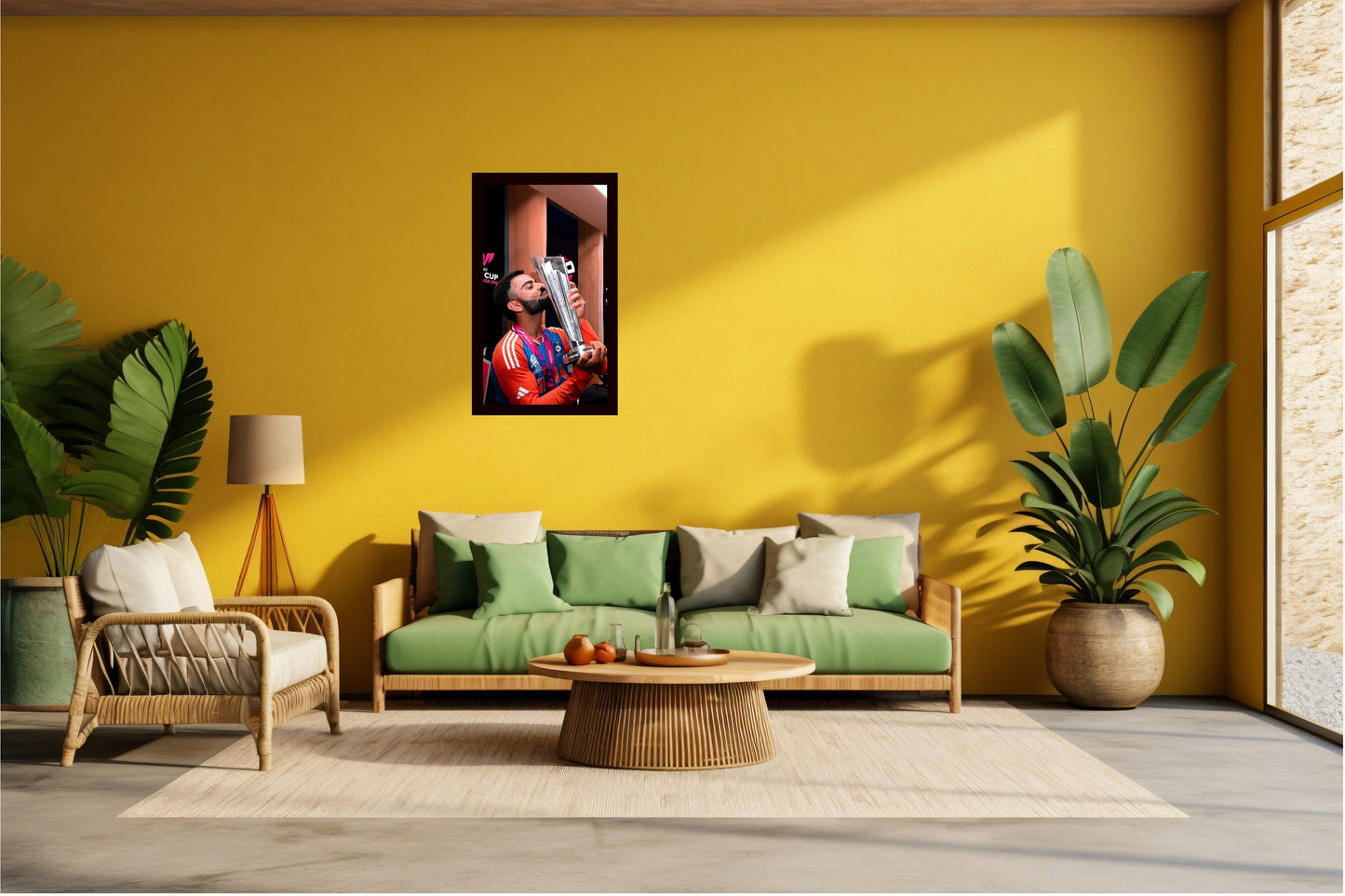 Virat Kohli Photo Frame, Poster Canvas  – Premium Cricket Memorabilia
