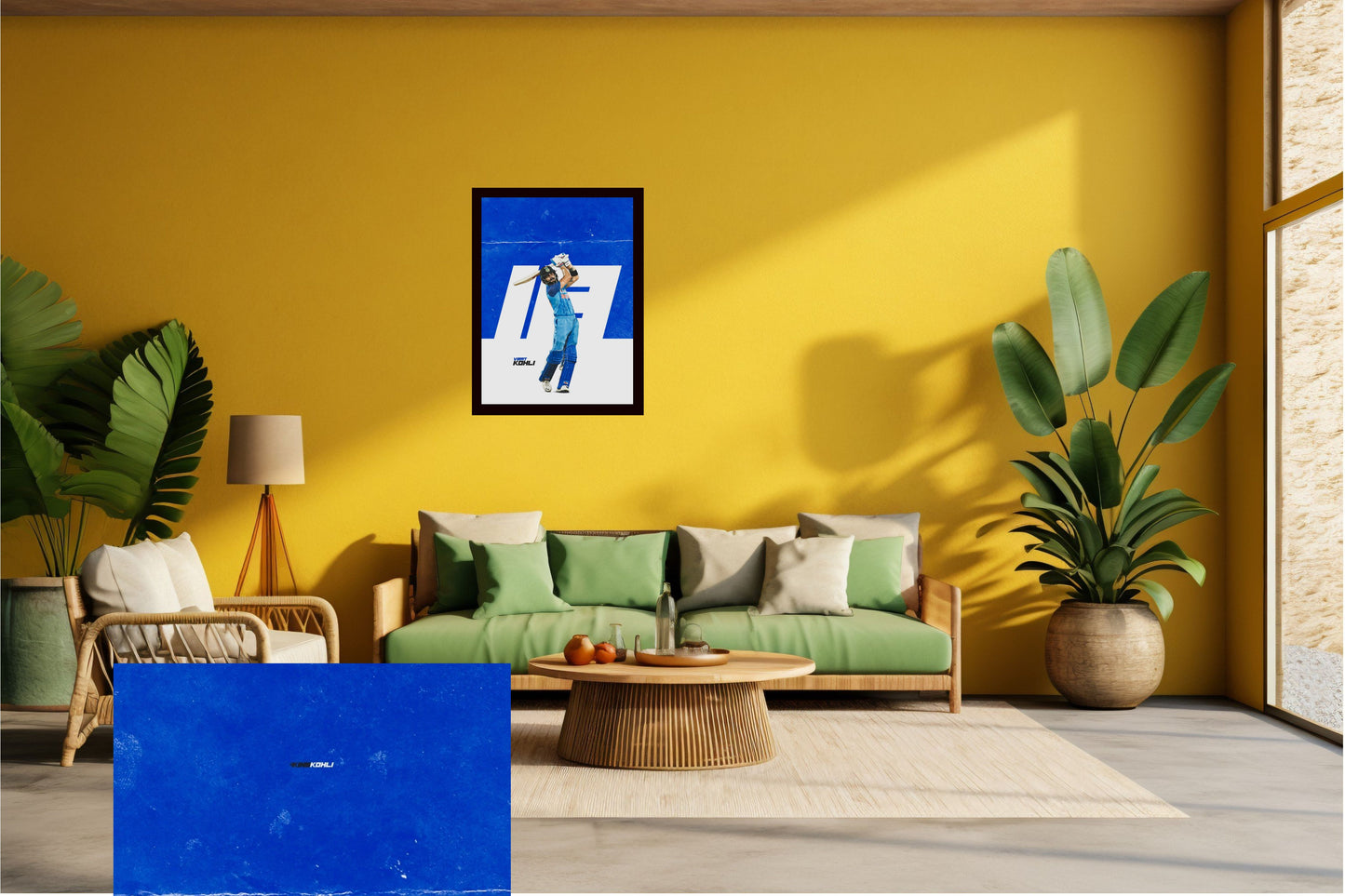 Virat Kohli Photo Frame, Poster Canvas  – Premium Cricket Memorabilia
