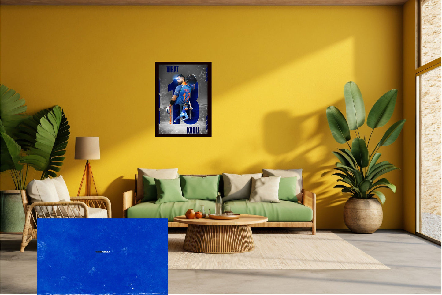 Virat Kohli Photo Frame, Poster Canvas  – Premium Cricket Memorabilia