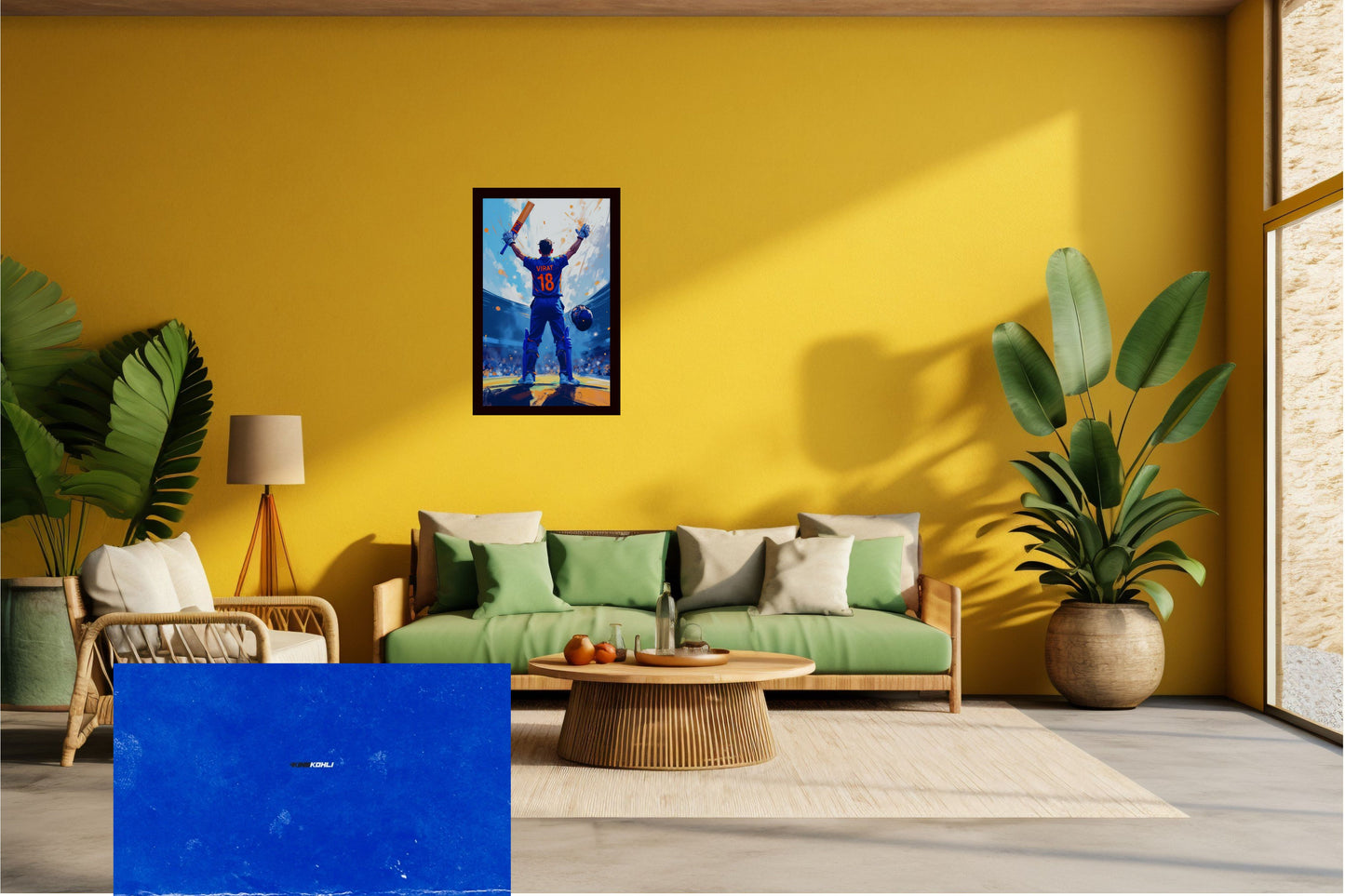 Virat Kohli Photo Frame, Poster Canvas  – Premium Cricket Memorabilia