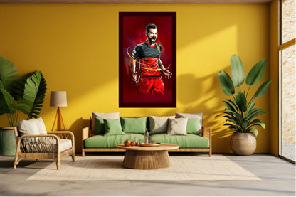 Virat Kohli Photo Frame, Poster Canvas  – Premium Cricket Memorabilia