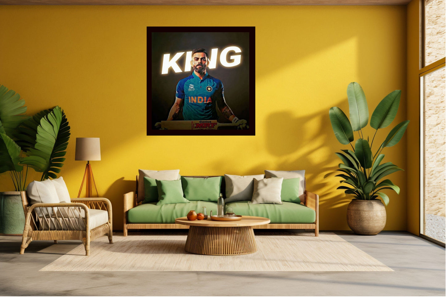 Virat Kohli Photo Frame, Poster Canvas  – Premium Cricket Memorabilia