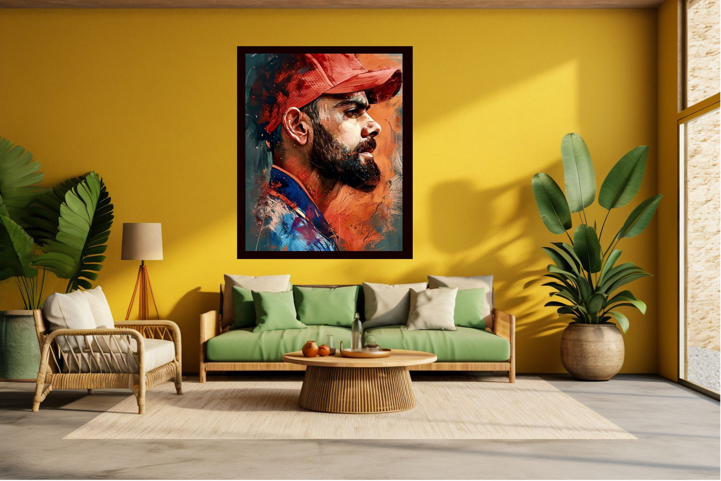 Virat Kohli Photo Frame, Poster Canvas  – Premium Cricket Memorabilia