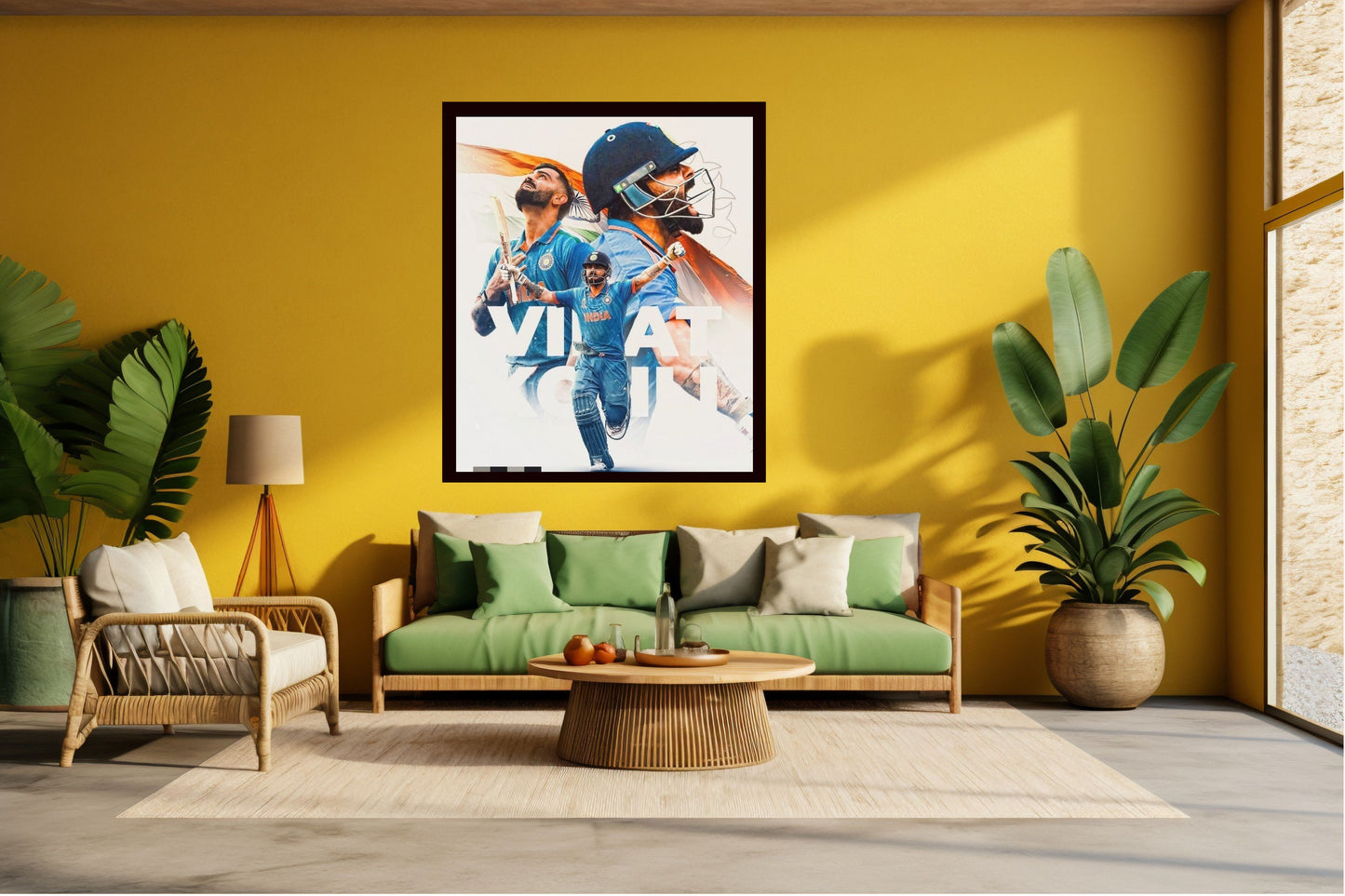 Virat Kohli Photo Frame, Poster Canvas  – Premium Cricket Memorabilia
