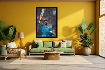 Virat Kohli Photo Frame, Poster Canvas  – Premium Cricket Memorabilia