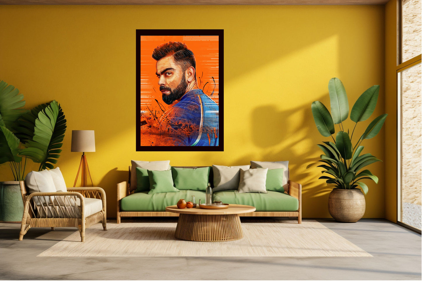 Virat Kohli Photo Frame, Poster Canvas  – Premium Cricket Memorabilia