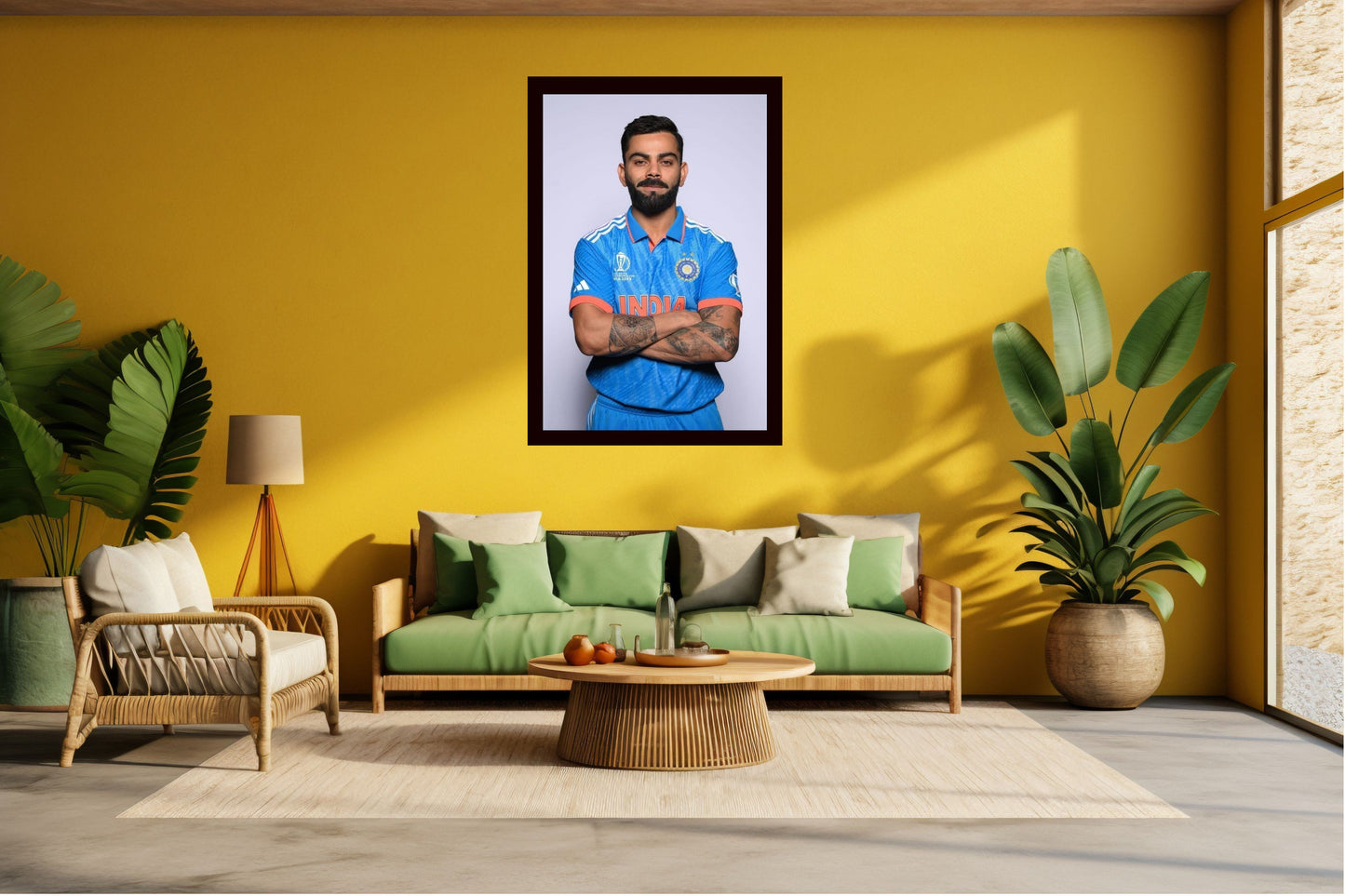 Virat Kohli Photo Frame, Poster Canvas  – Premium Cricket Memorabilia