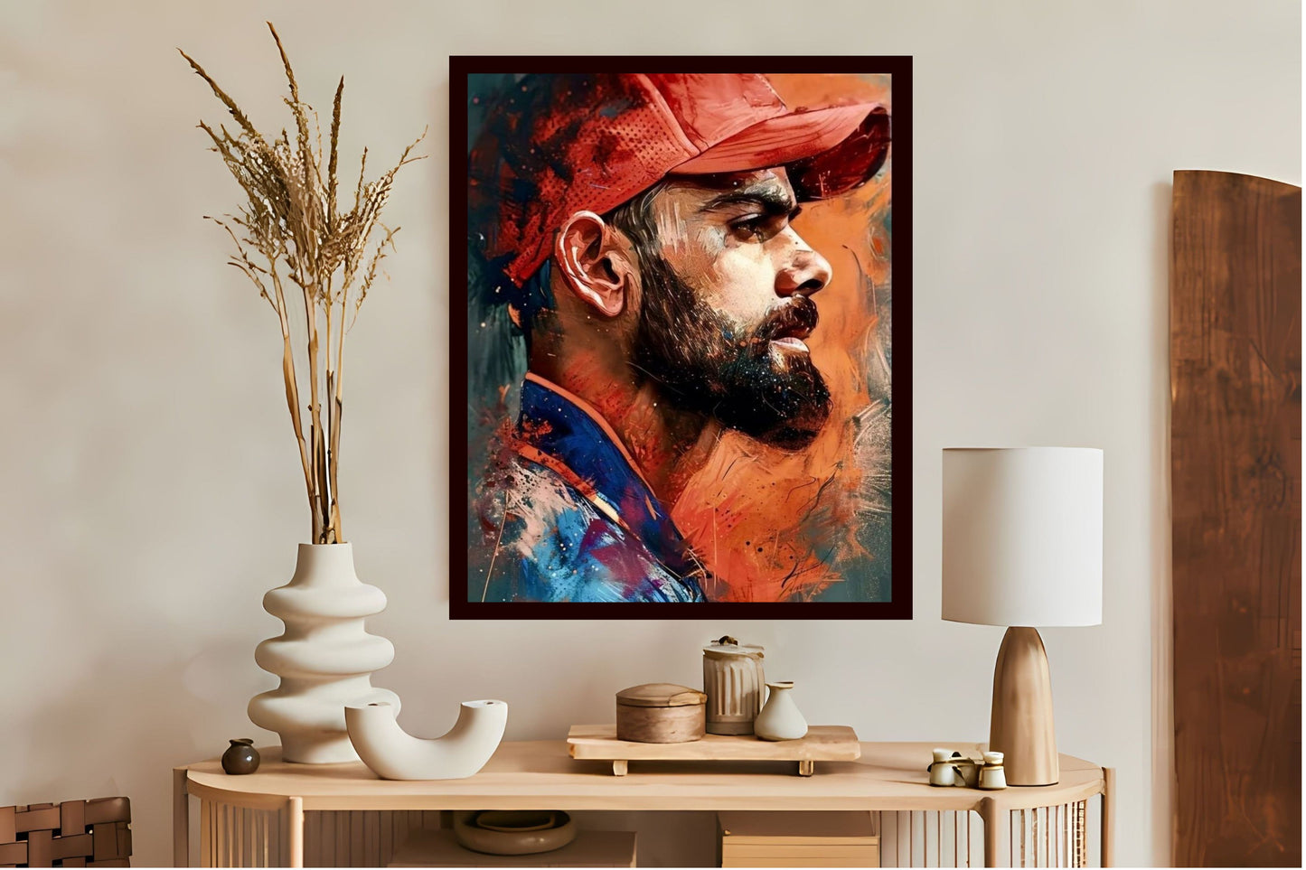 Virat Kohli Photo Frame, Poster Canvas  – Premium Cricket Memorabilia