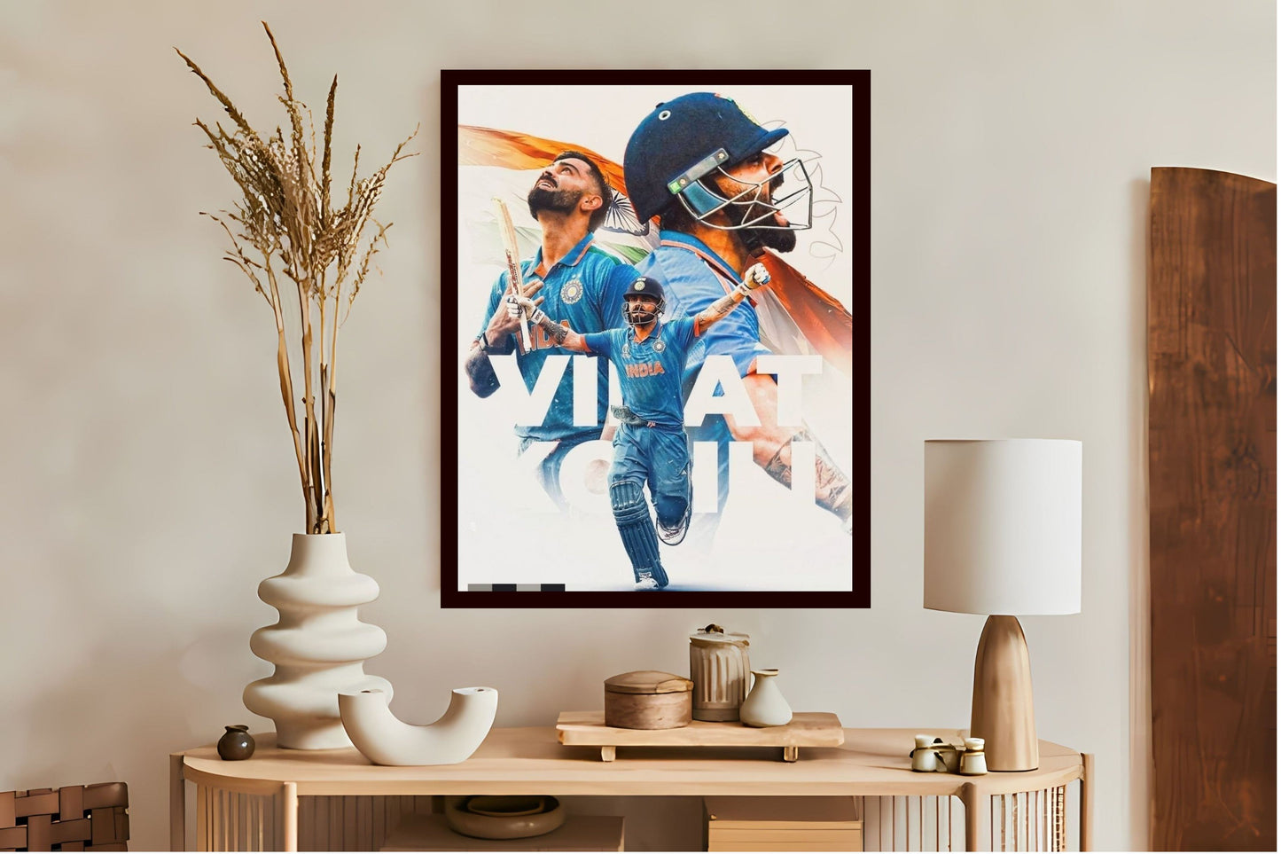 Virat Kohli Photo Frame, Poster Canvas  – Premium Cricket Memorabilia