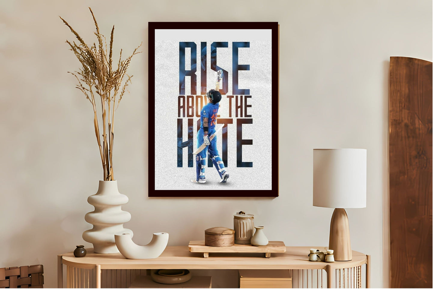Virat Kohli Photo Frame, Poster Canvas  – Premium Cricket Memorabilia