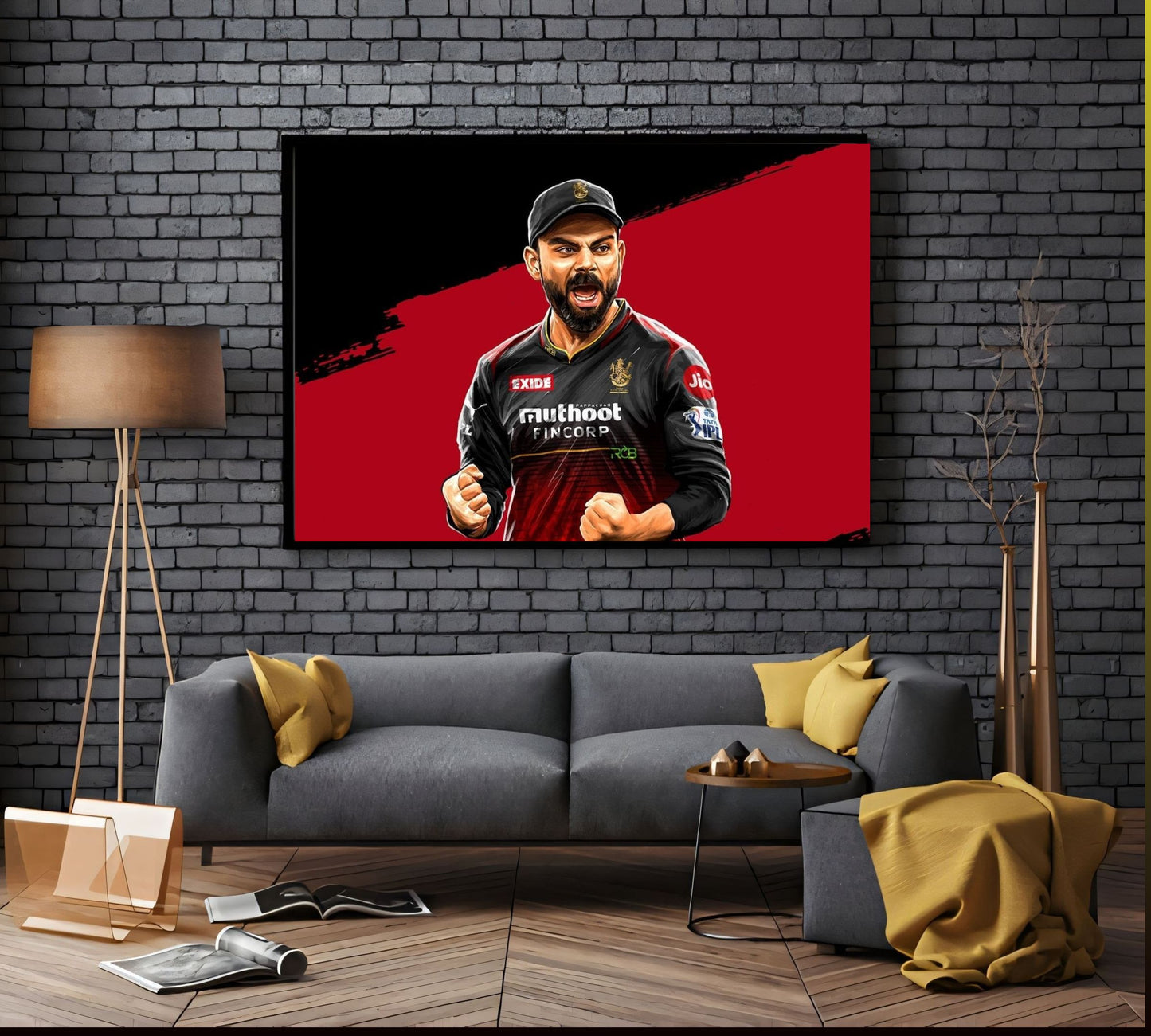 Virat Kohli Photo Frame, Poster Canvas  – Premium Cricket Memorabilia