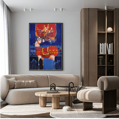 Elegant Canvas Wall Art for Living Room, Bedroom, Office - Modern Abstract Paintings - Framed Decorative Art
