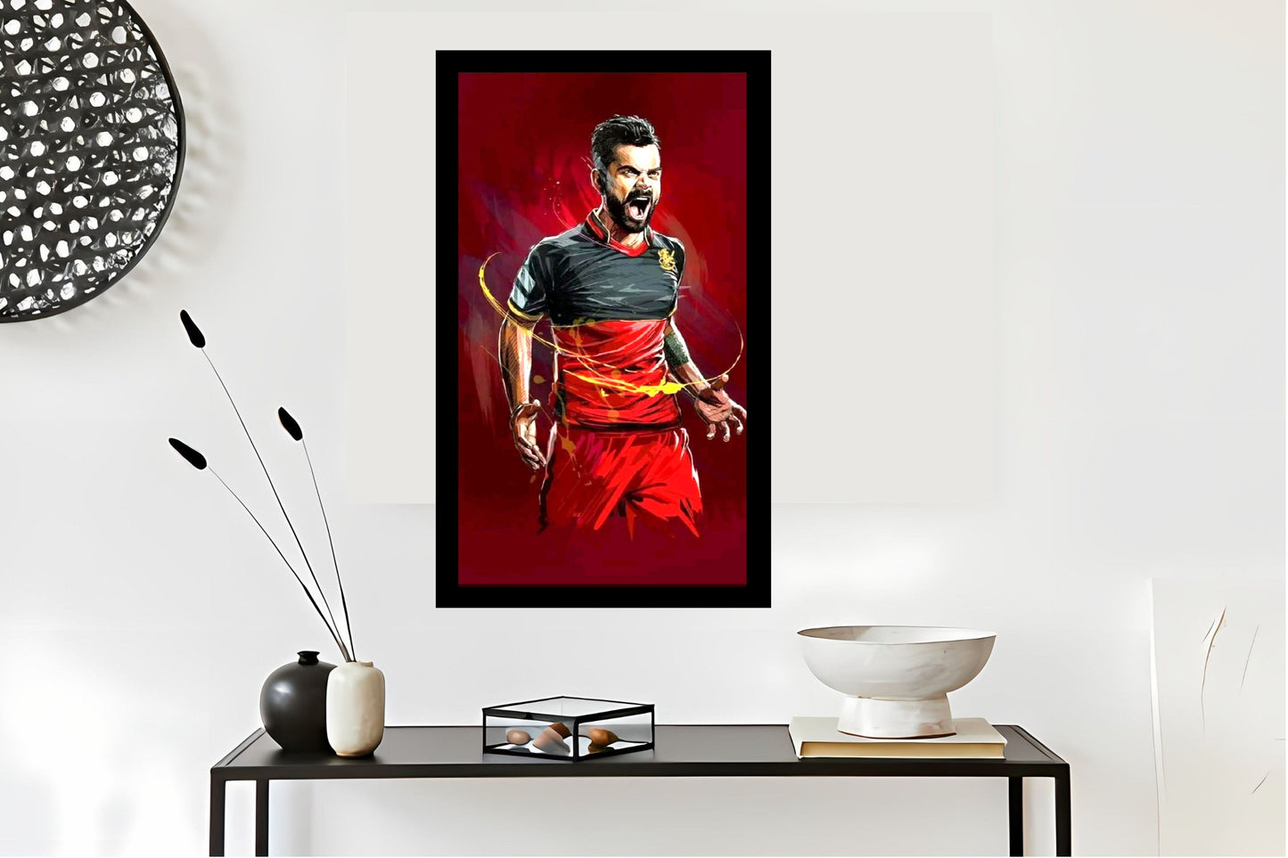 Virat Kohli Photo Frame, Poster Canvas  – Premium Cricket Memorabilia