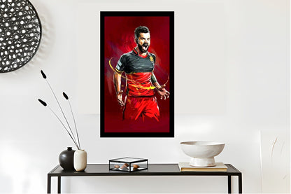 Virat Kohli Photo Frame, Poster Canvas  – Premium Cricket Memorabilia