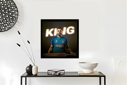 Virat Kohli Photo Frame, Poster Canvas  – Premium Cricket Memorabilia
