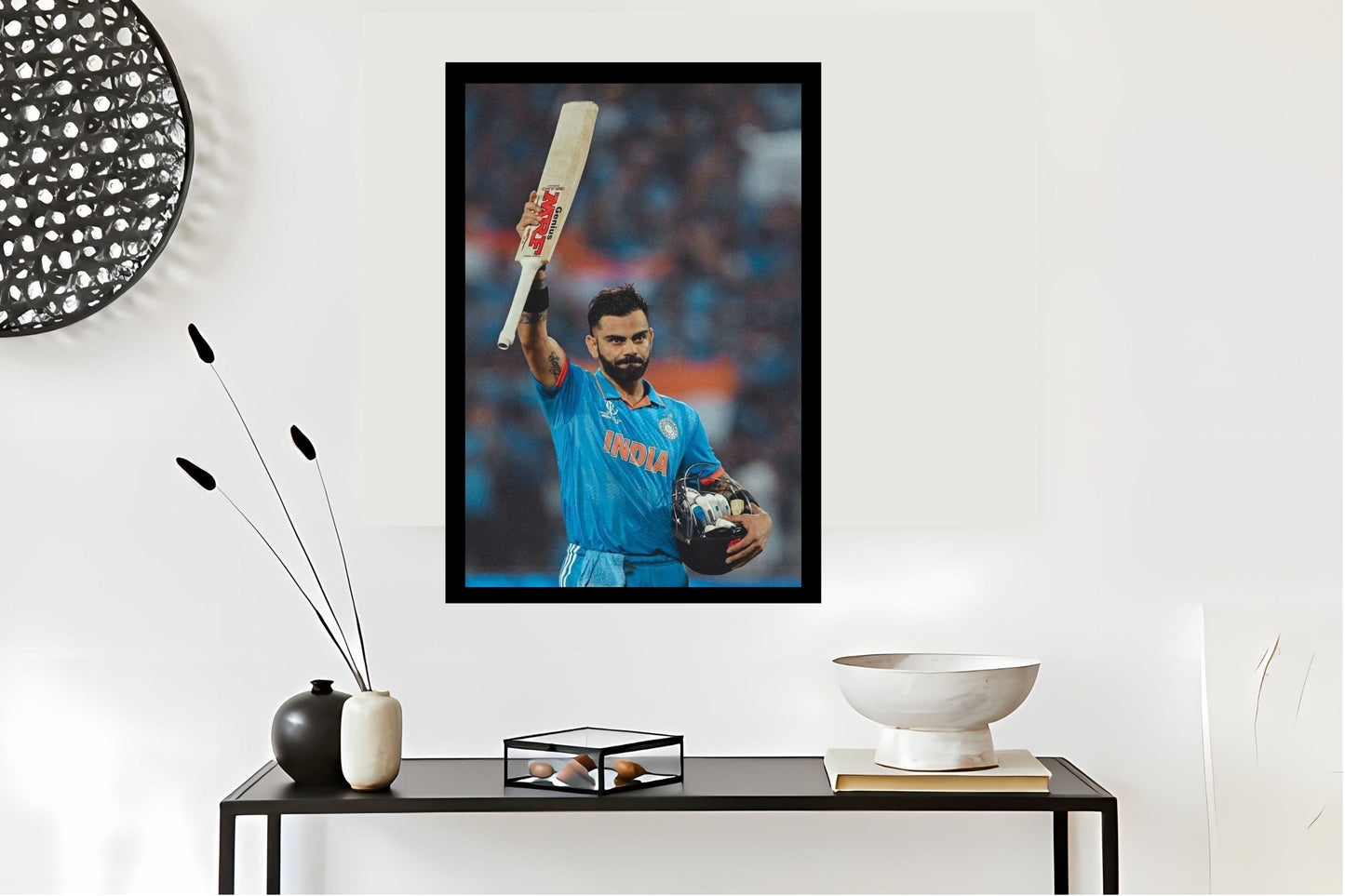Virat Kohli Photo Frame, Poster Canvas  – Premium Cricket Memorabilia