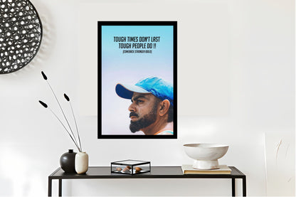 Virat Kohli Photo Frame, Poster Canvas  – Premium Cricket Memorabilia