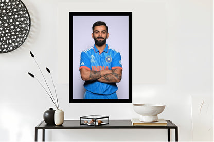 Virat Kohli Photo Frame, Poster Canvas  – Premium Cricket Memorabilia