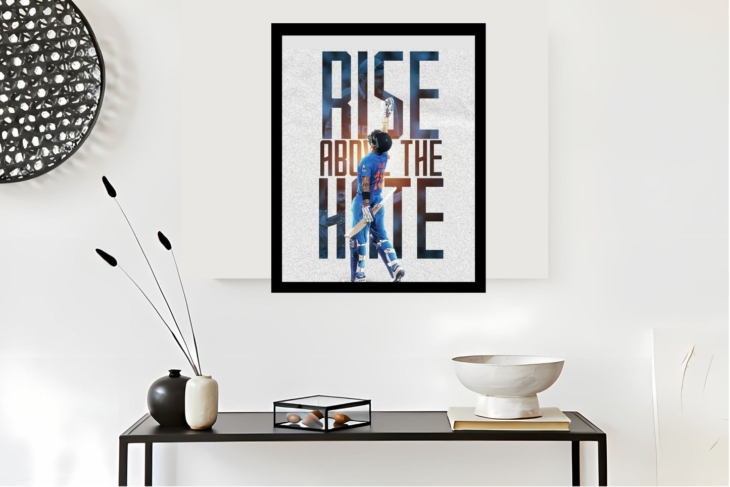 Virat Kohli Photo Frame, Poster Canvas  – Premium Cricket Memorabilia
