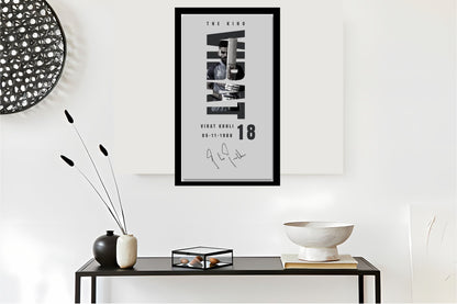 Virat Kohli Photo Frame, Poster Canvas  – Premium Cricket Memorabilia