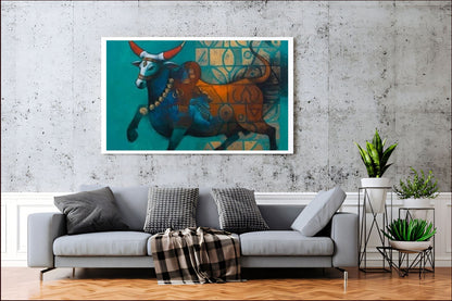 Elegant Canvas Wall Art for Living Room, Bedroom, Office - Modern Abstract Paintings - Framed Decorative Art