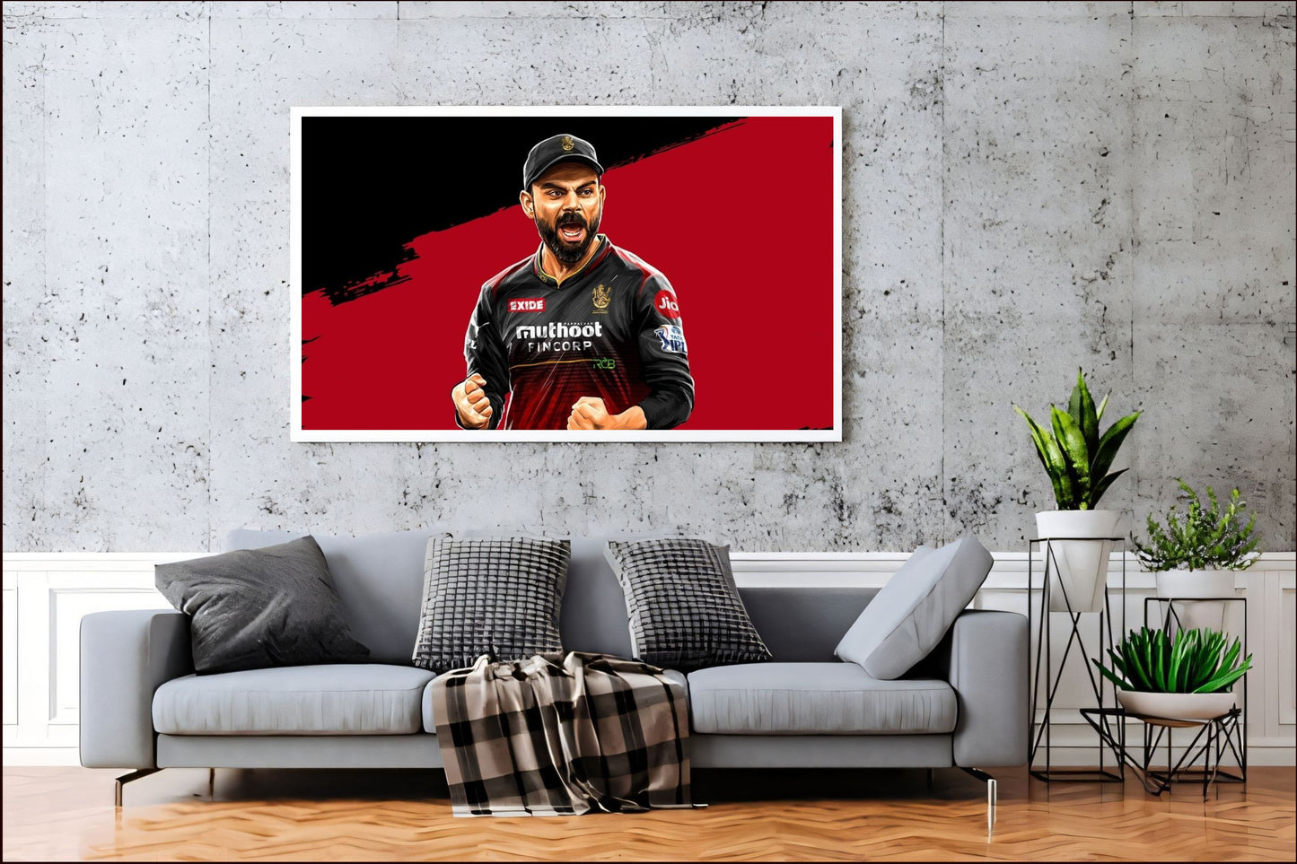 Virat Kohli Photo Frame, Poster Canvas  – Premium Cricket Memorabilia