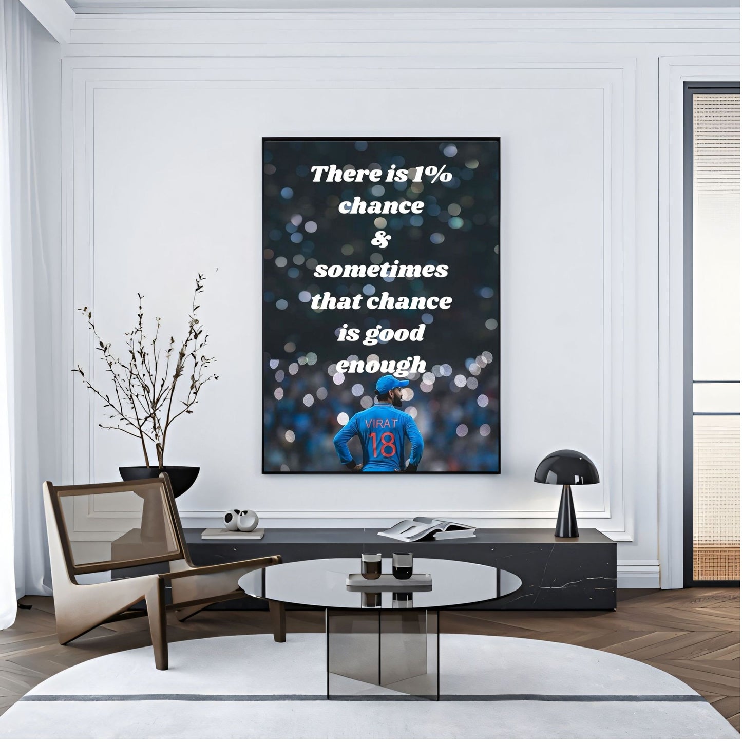 Virat Kohli Photo Frame, Poster Canvas  – Premium Cricket Memorabilia