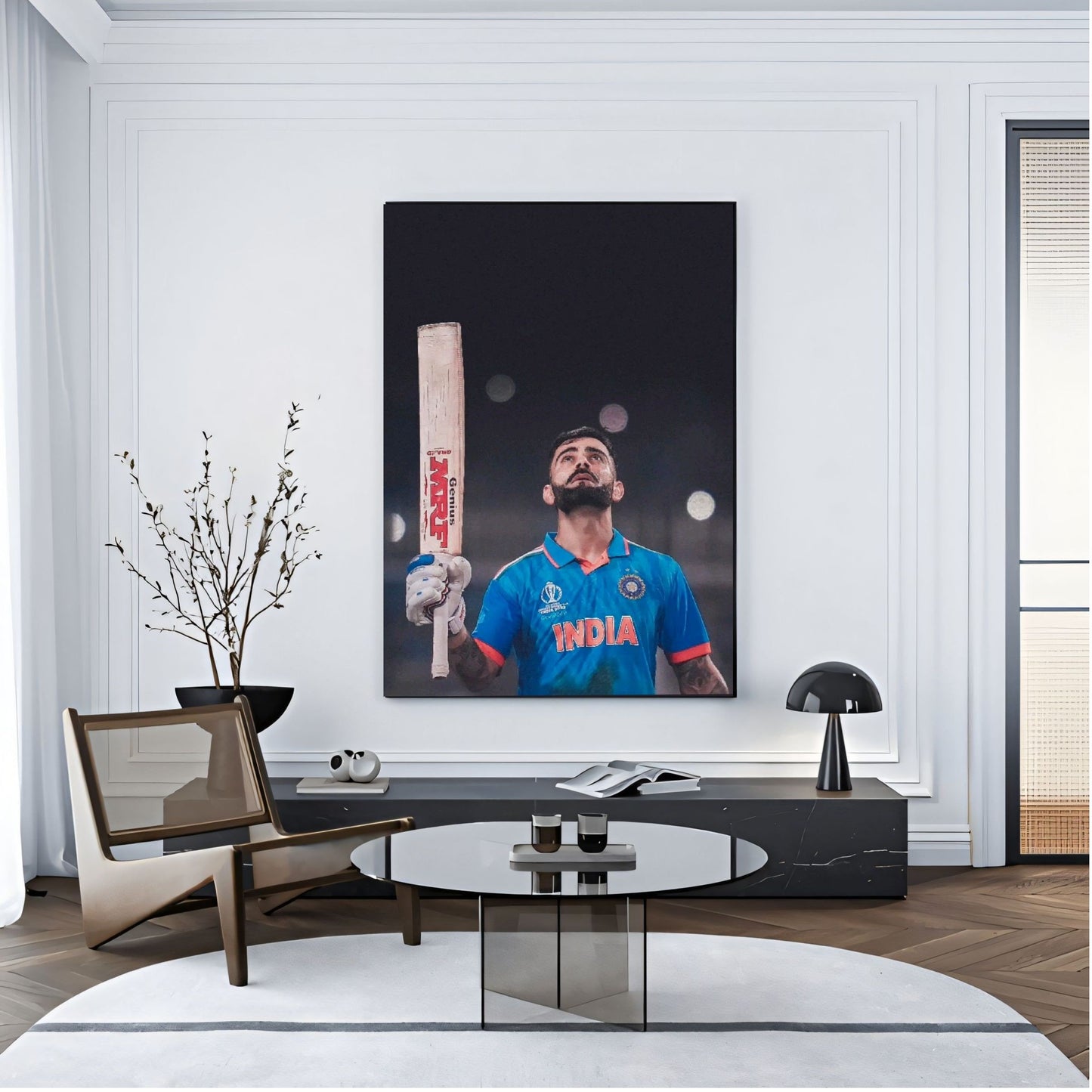 Virat Kohli Photo Frame, Poster Canvas  – Premium Cricket Memorabilia