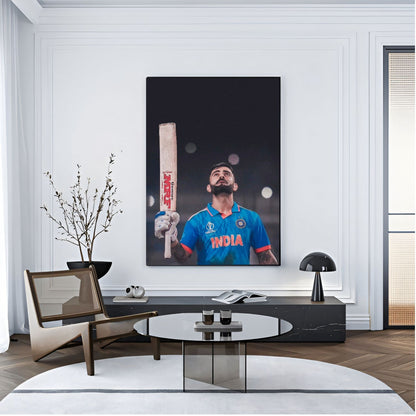 Virat Kohli Photo Frame, Poster Canvas  – Premium Cricket Memorabilia