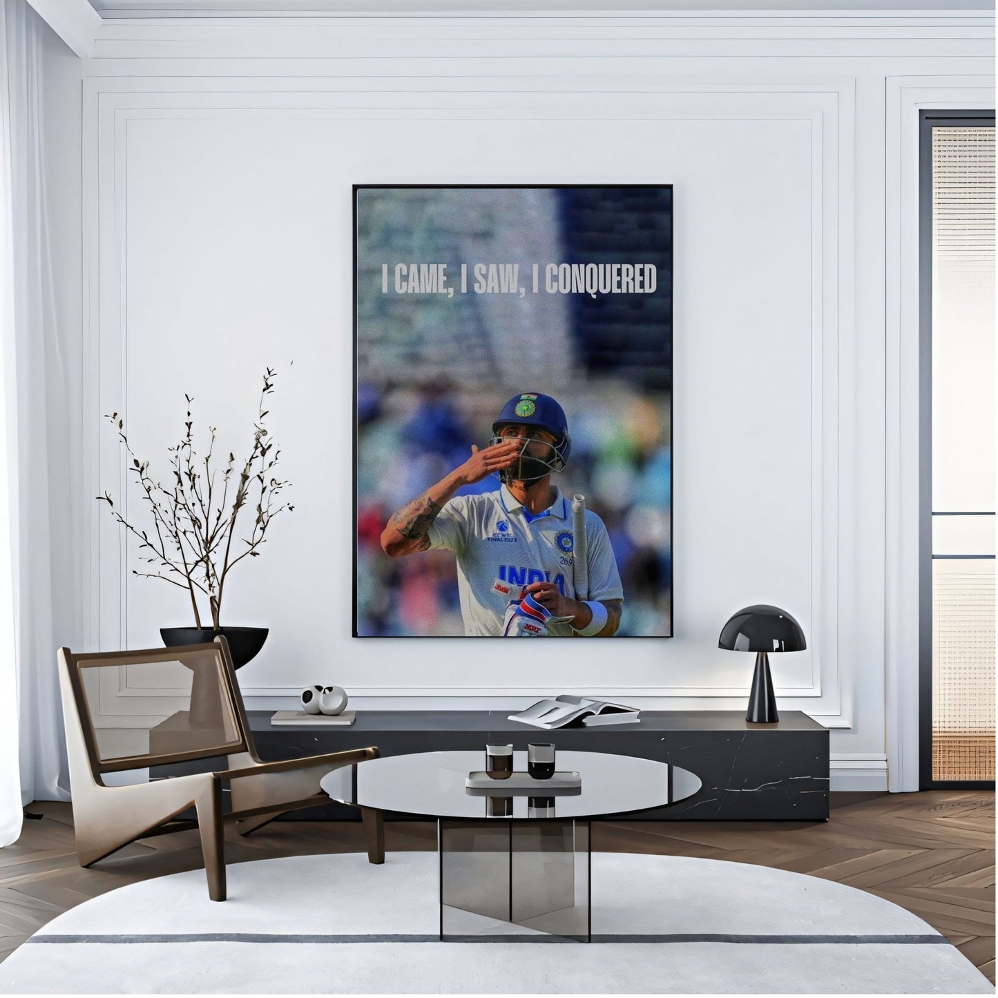 Virat Kohli Photo Frame, Poster Canvas  – Premium Cricket Memorabilia