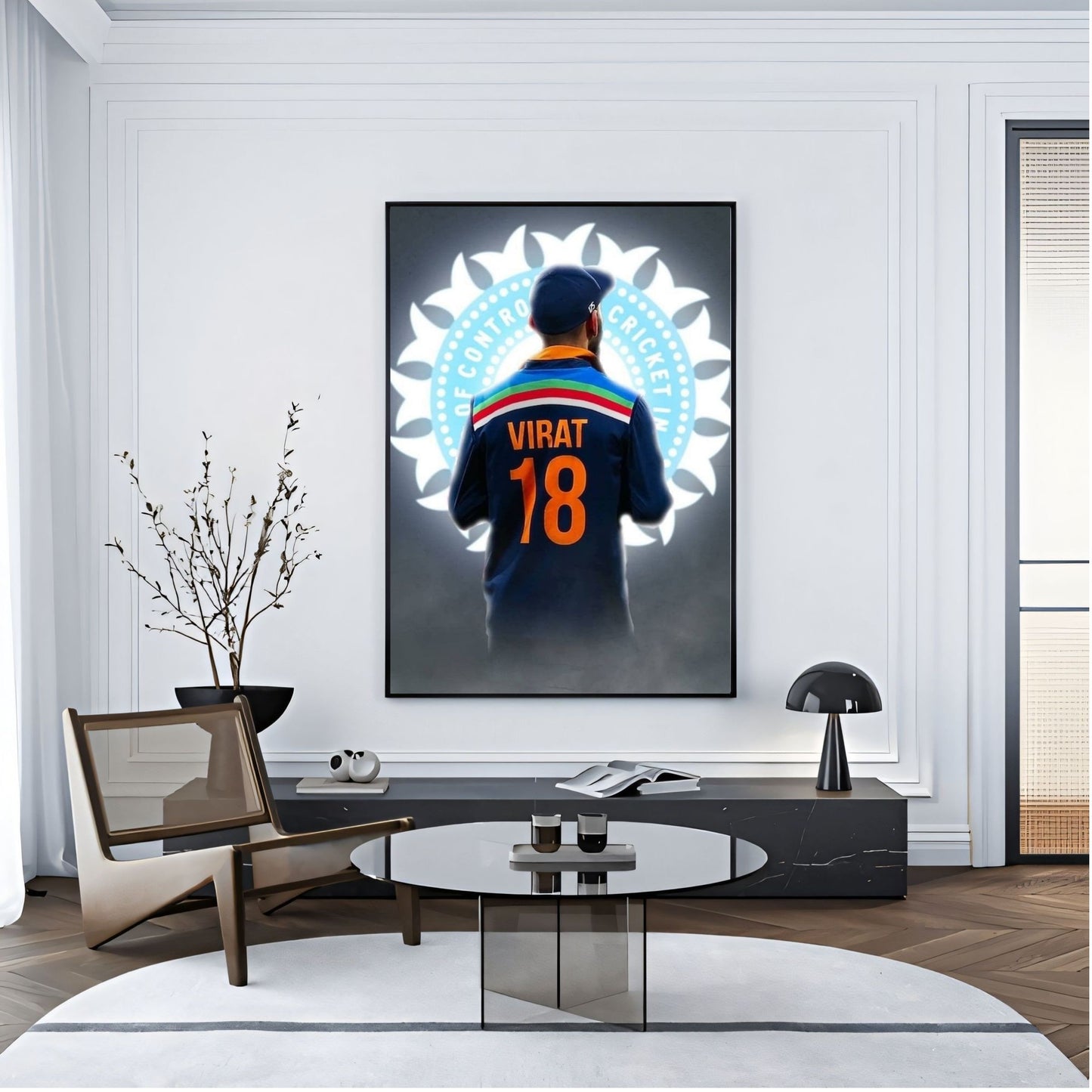 Virat Kohli Photo Frame, Poster Canvas  – Premium Cricket Memorabilia