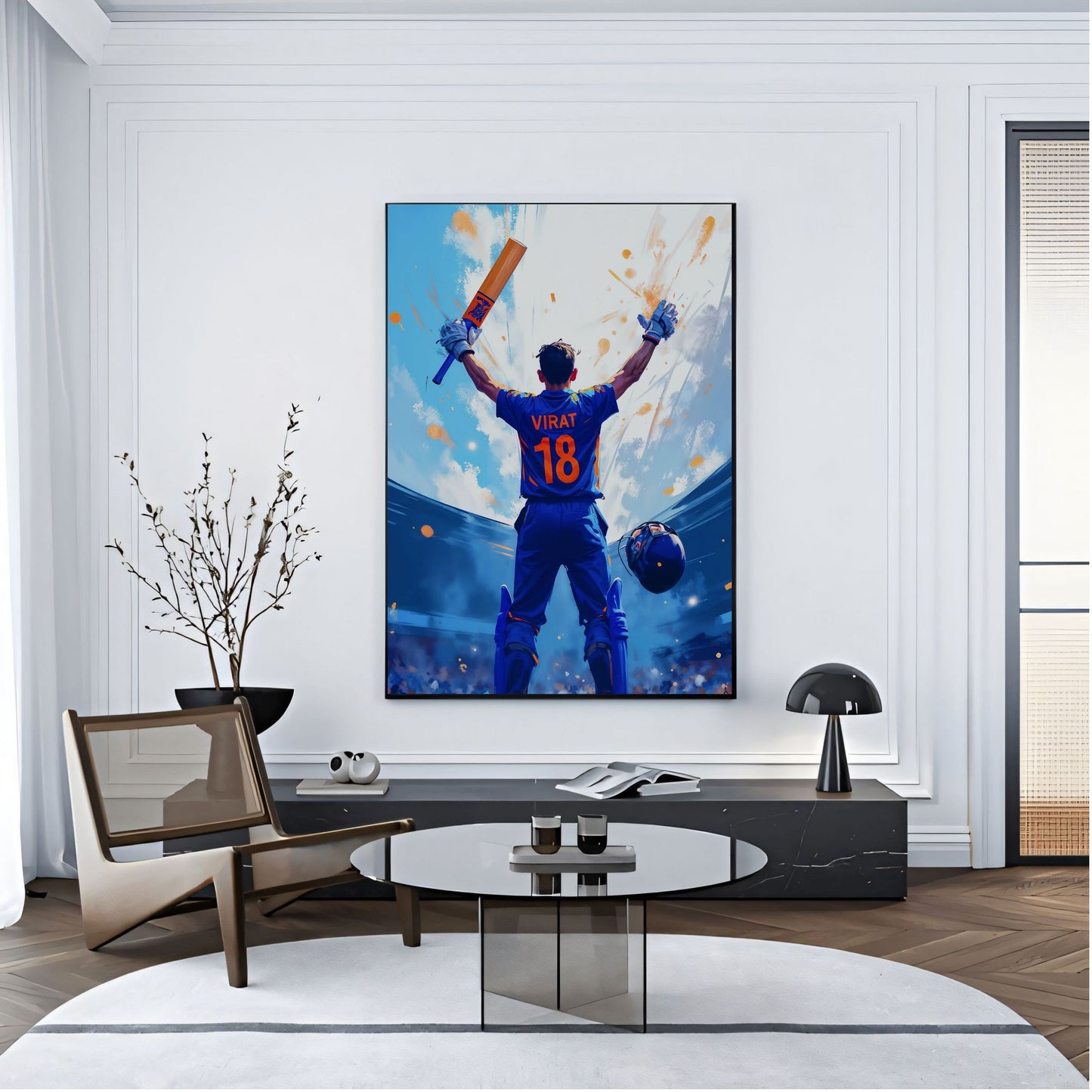 Virat Kohli Photo Frame, Poster Canvas  – Premium Cricket Memorabilia